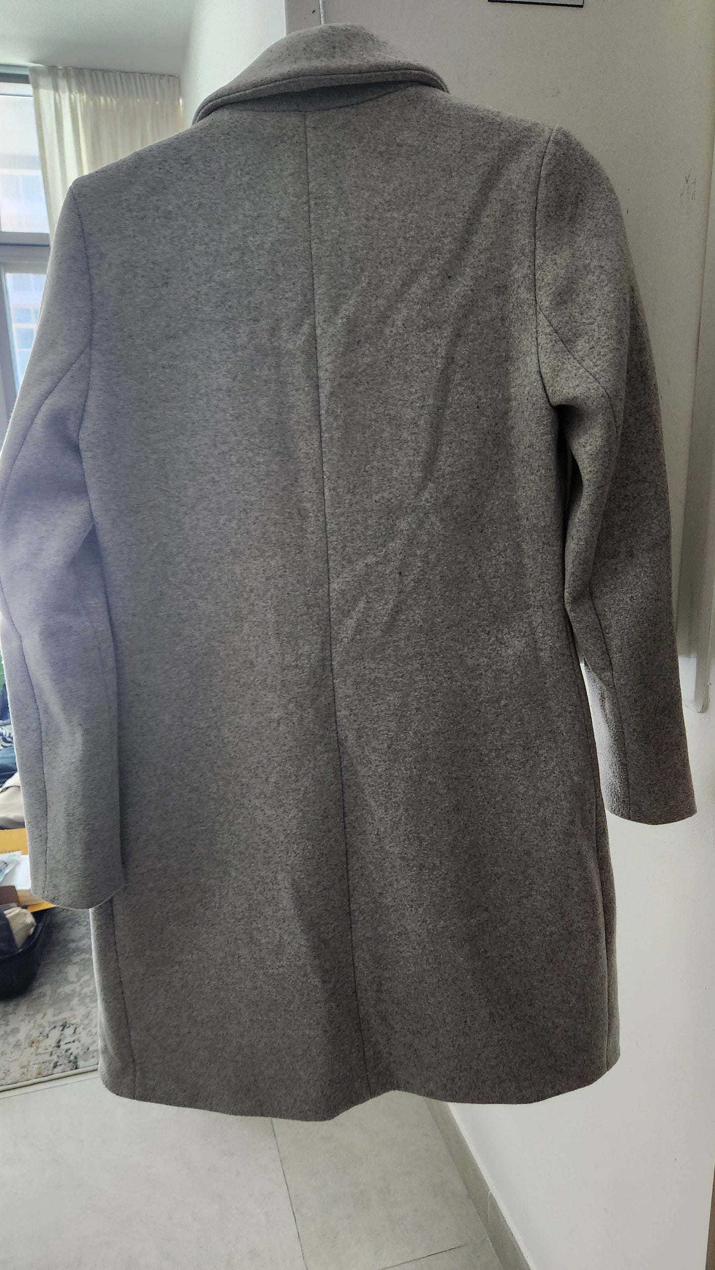 Forever New Luxury Wool Blend Coat - Grey - Size AU 8