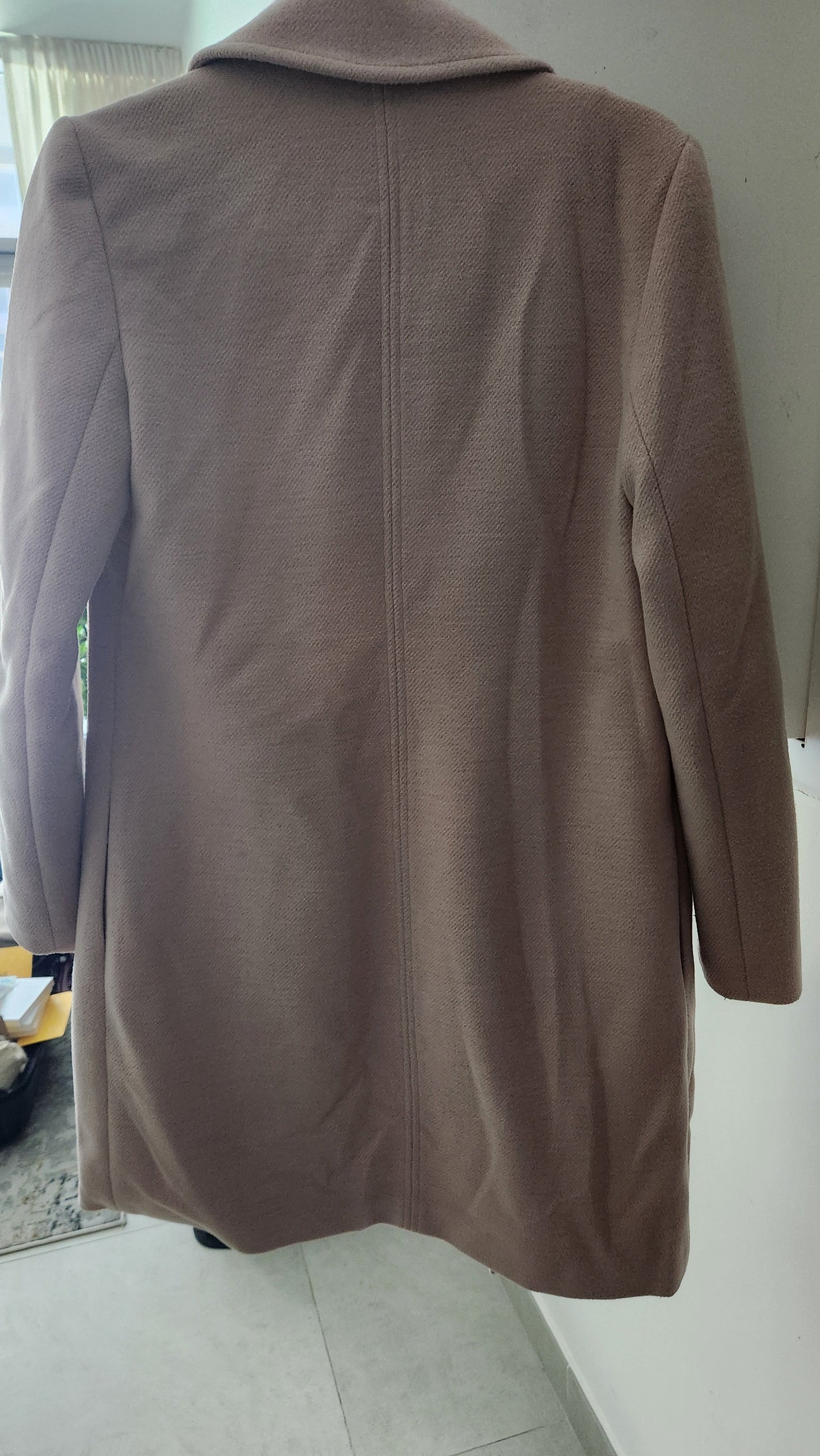 Forever New Single-Breasted Coat - Blush Pink - Size AU 8