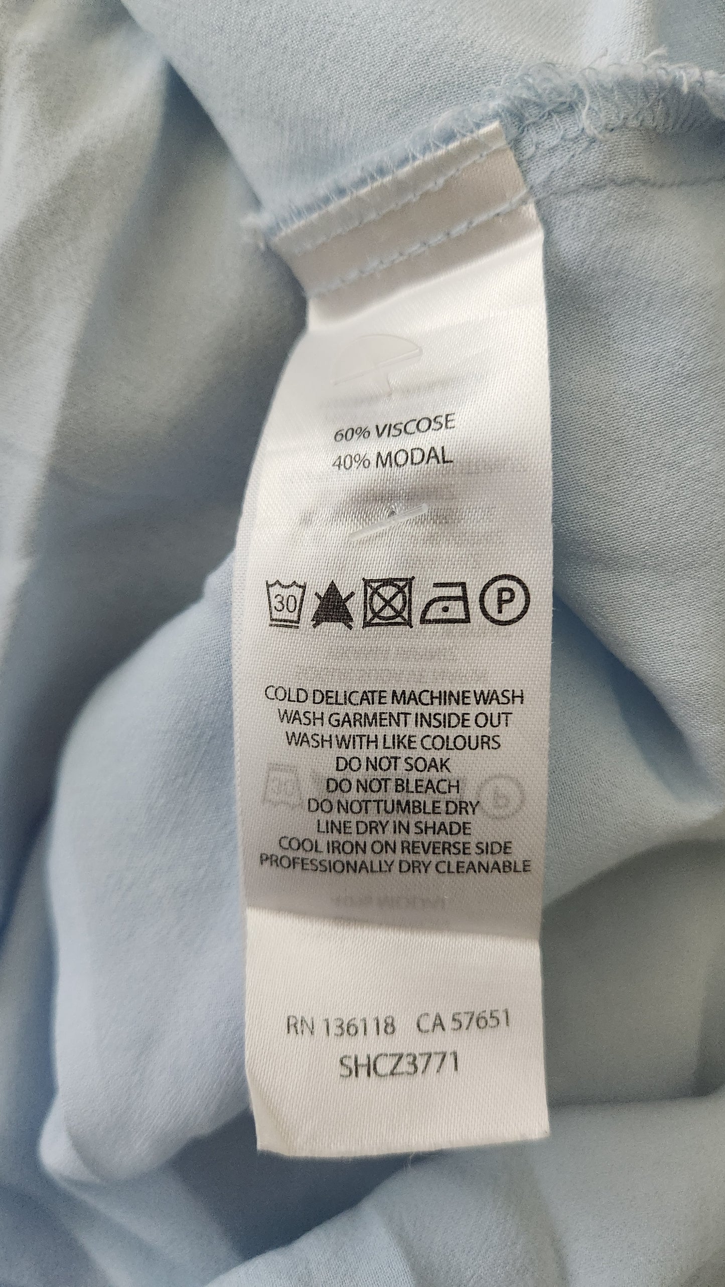 Forever New Light Blue Button-Up Blouse - Size AU 8