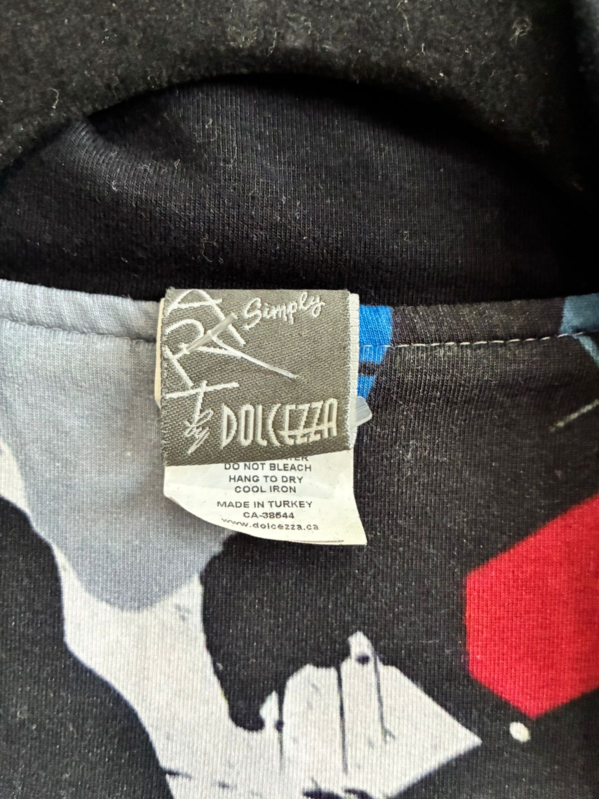 Simply Art by Dolcezza Abstract Graffiti Art Jacket – Size Small