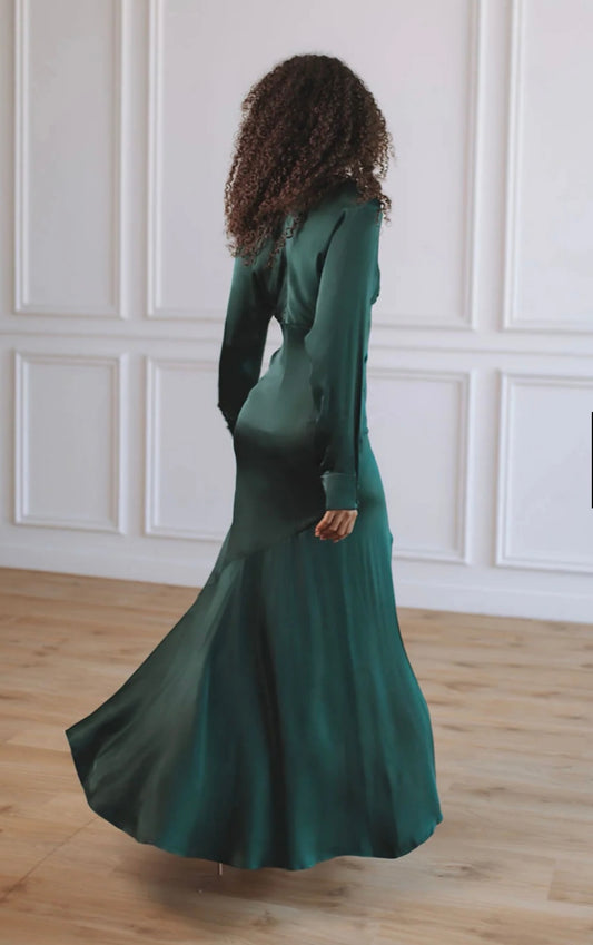 KARTIA LONG SLEEVE MAXI DRESS