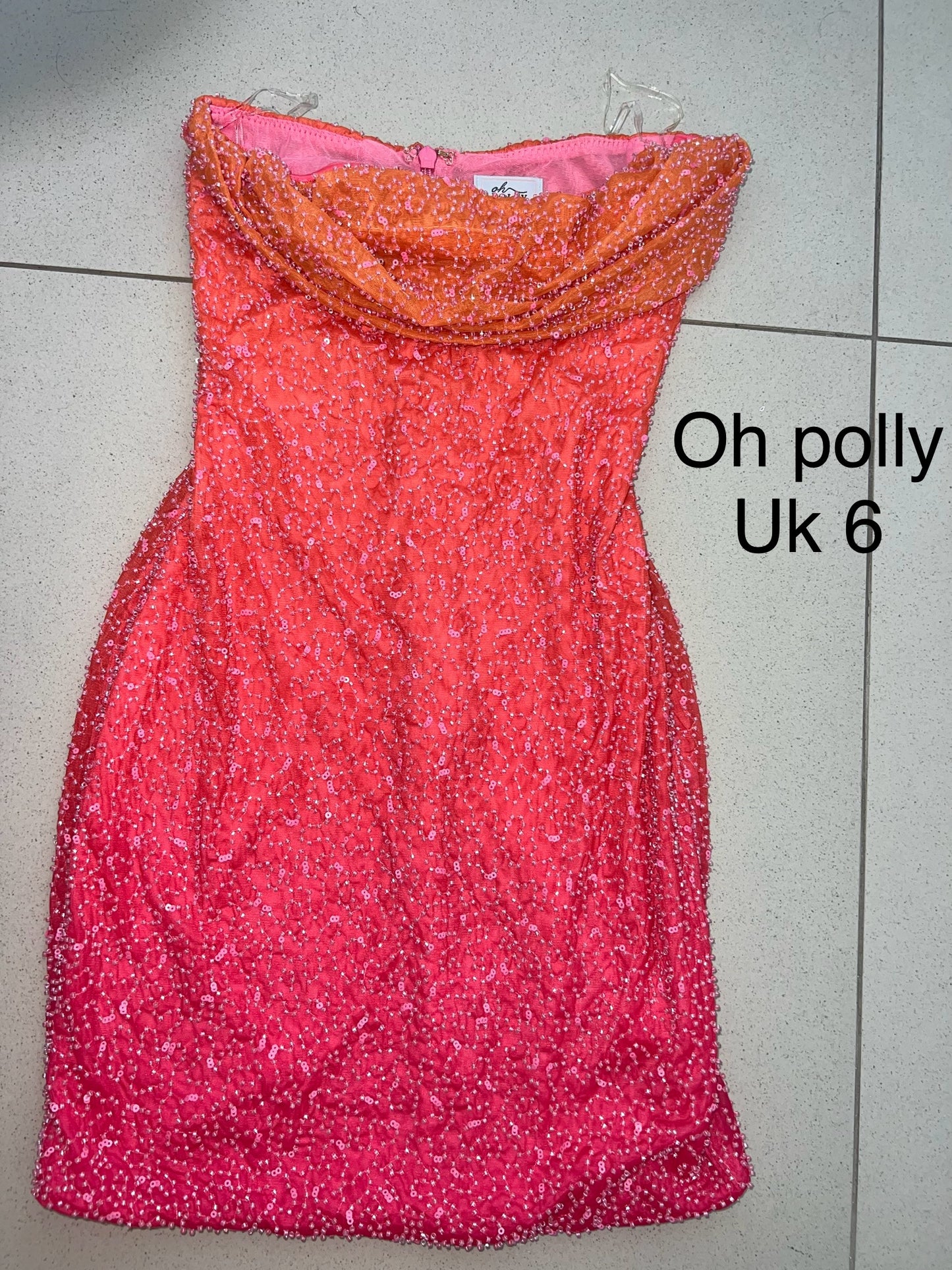 Oh polly sequin mini dress