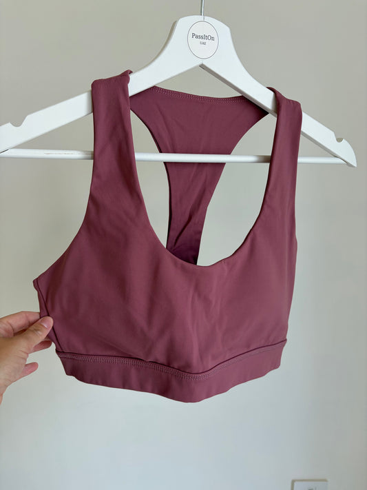 Squatwolf Mauve Sports Bra (Racerback)