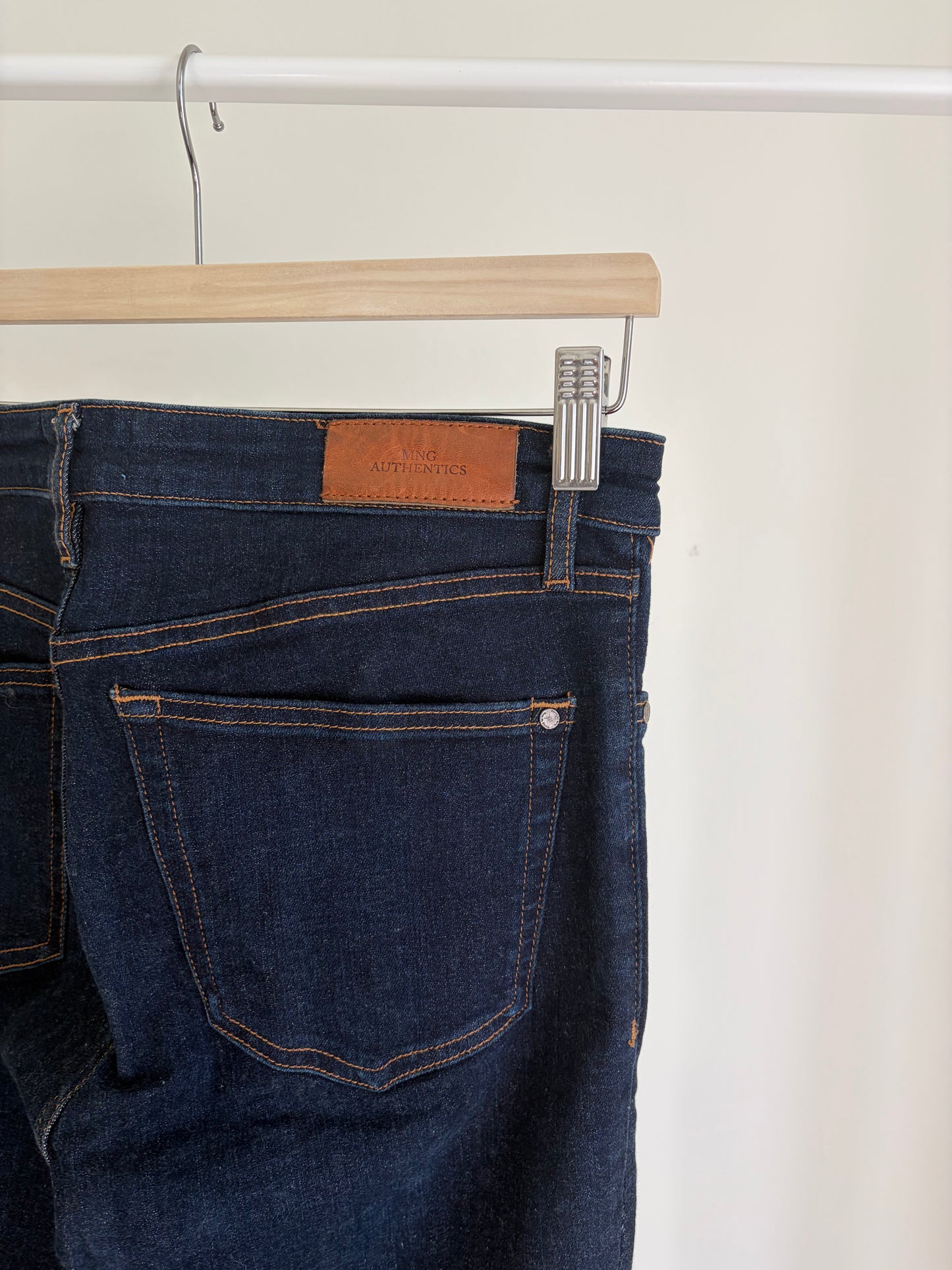 Dark Blue Skinny Jeans – Mango