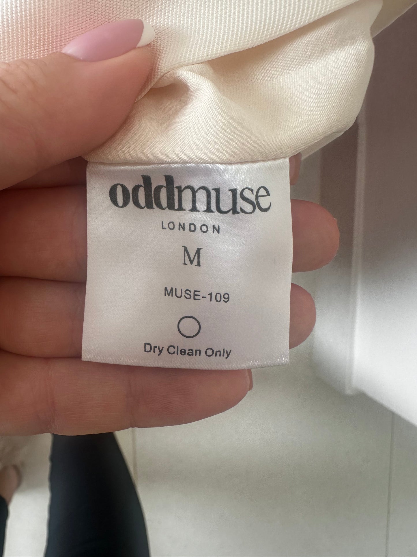 Odd muse ivory a line dress