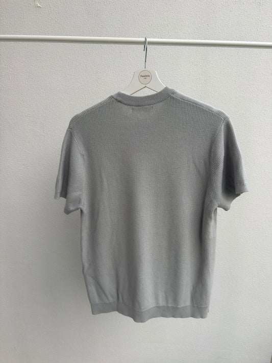 Zara Grey Knit Polo