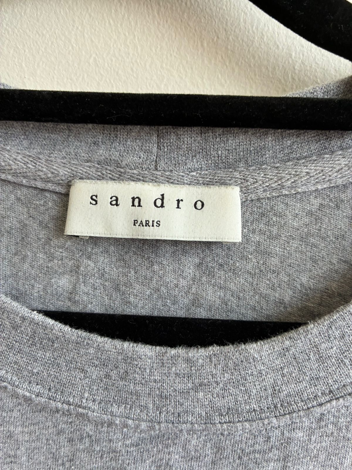 Sandro Paris Logo Embroidery Tee