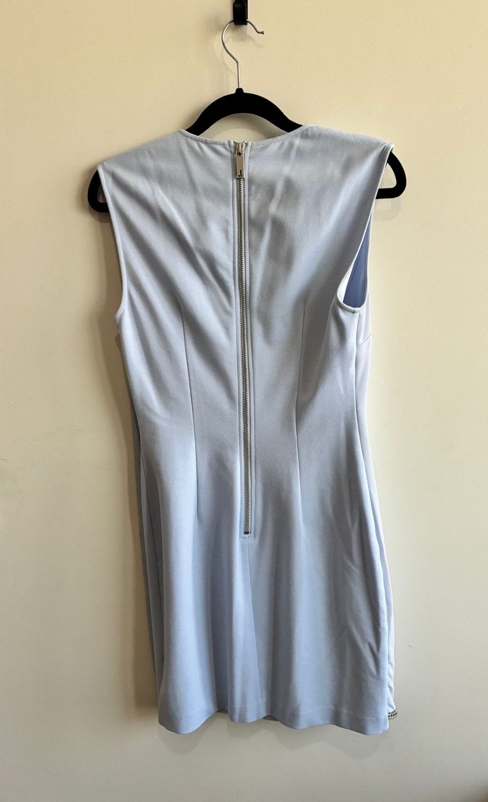 Ted Baker London Baby Blue Crystal Diamanté Trim Shift Dress – Size 1