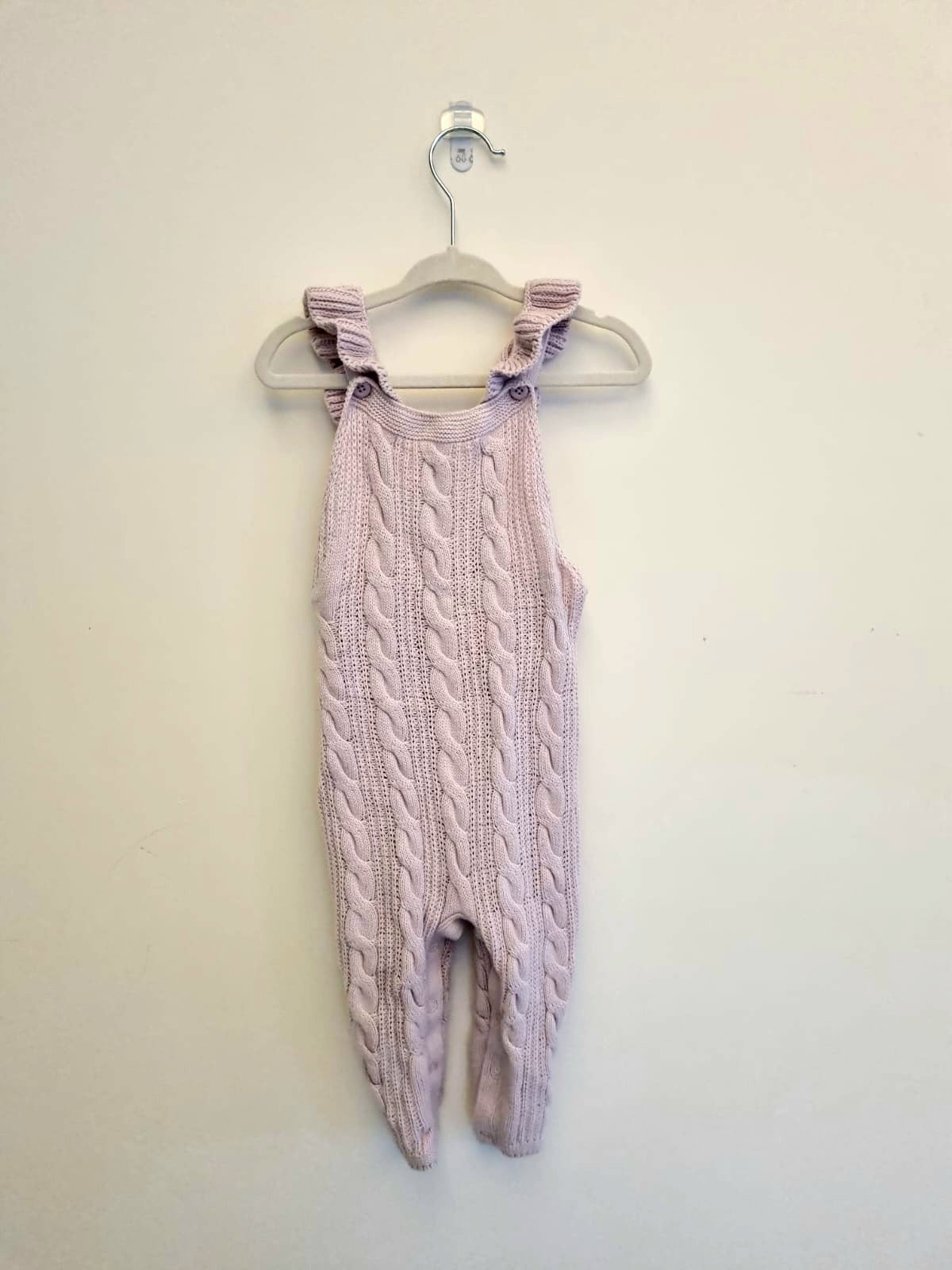 Baby Berry Knitted Lilac Romper