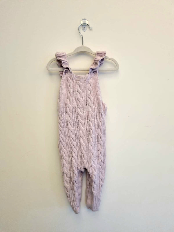 Baby Berry Knitted Lilac Romper