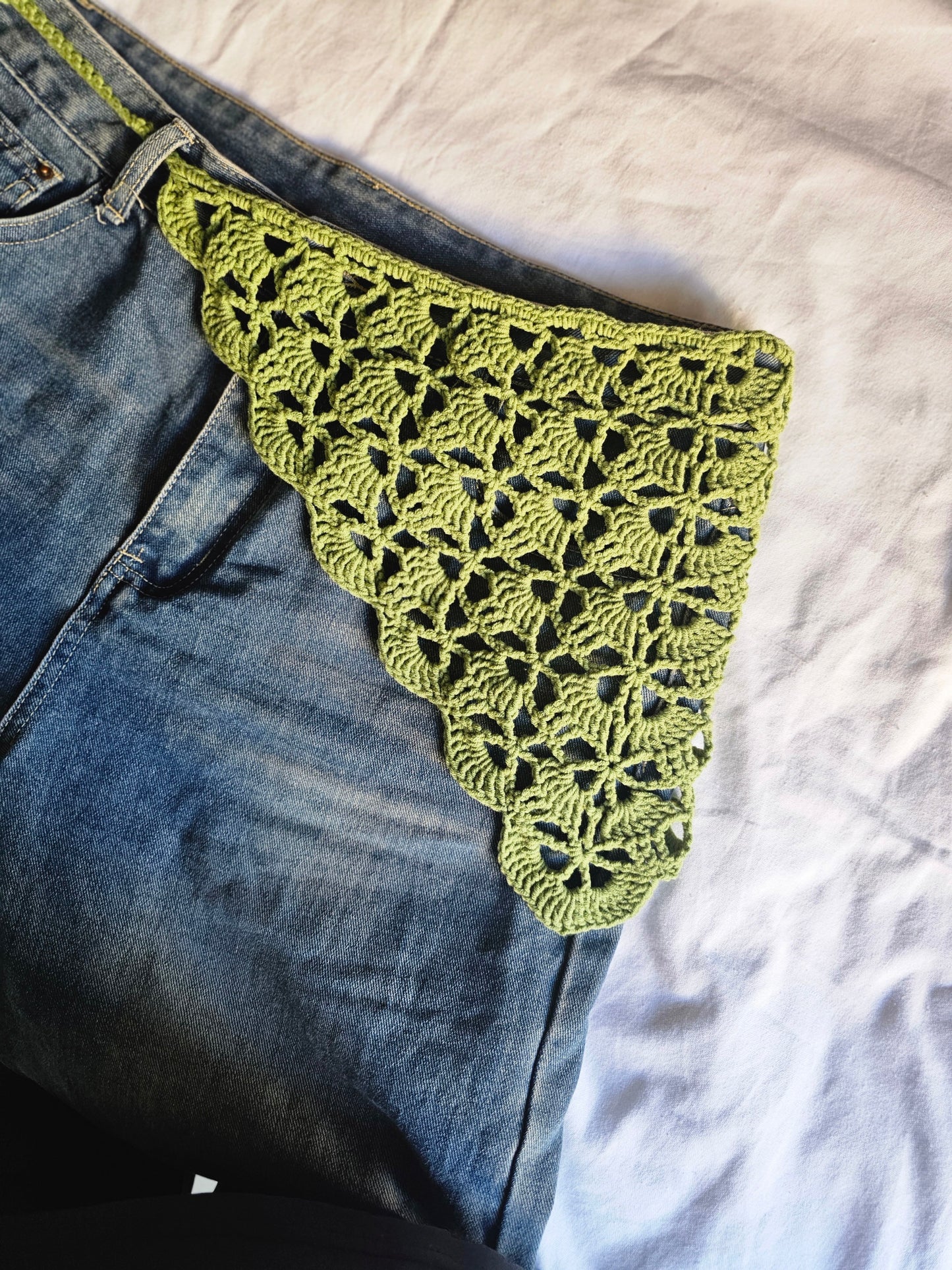 Crochet bandana (Green)
