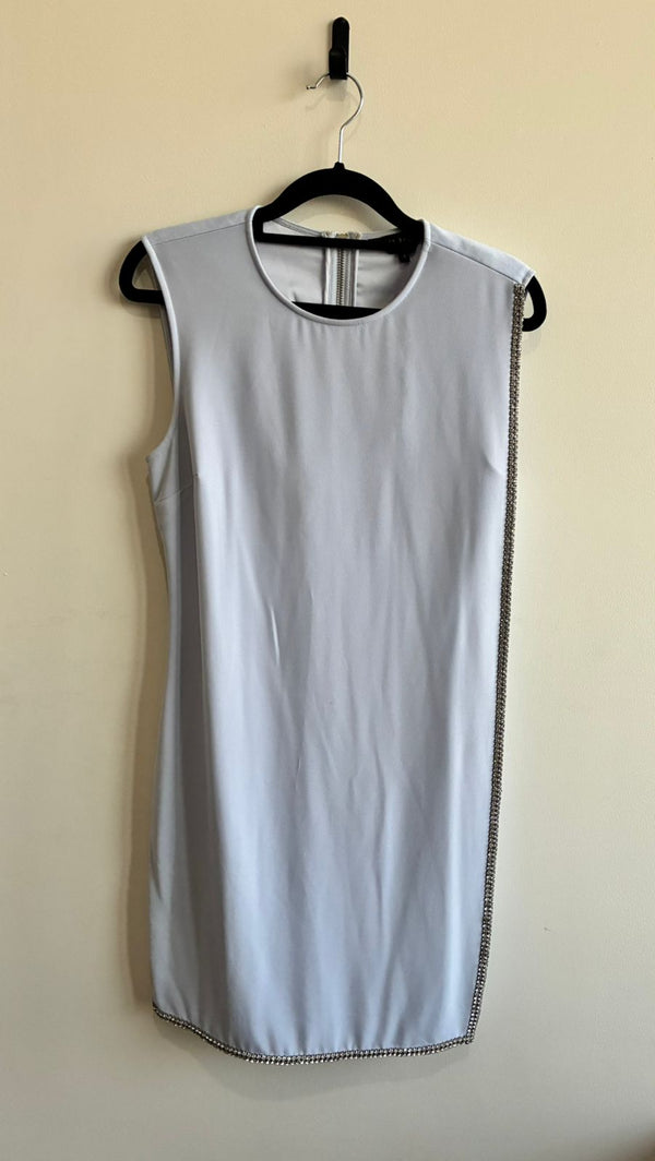 Ted Baker London Baby Blue Crystal Diamanté Trim Shift Dress – Size 1