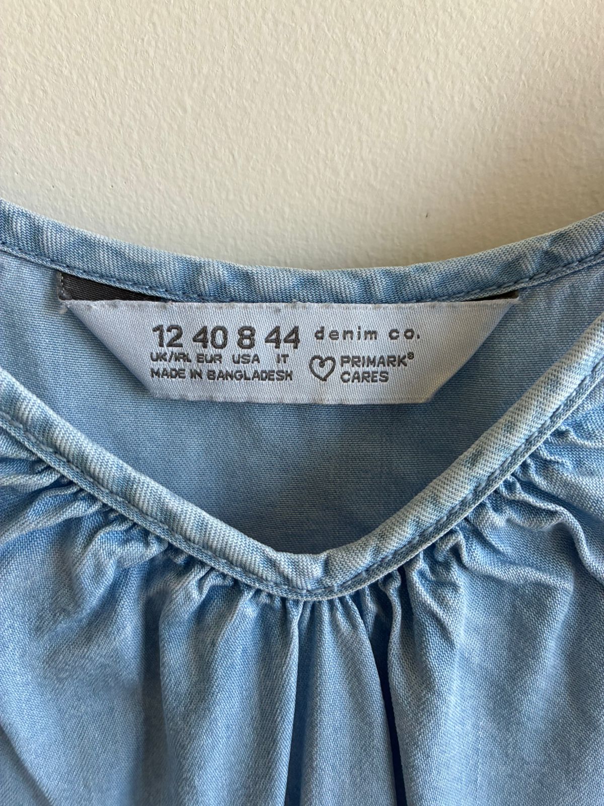Chambray Light Denim Cami Slip Dress