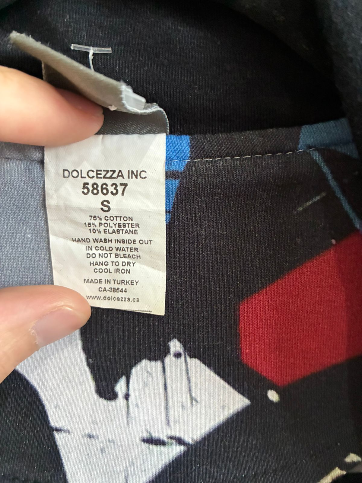 Simply Art by Dolcezza Abstract Graffiti Art Jacket – Size Small