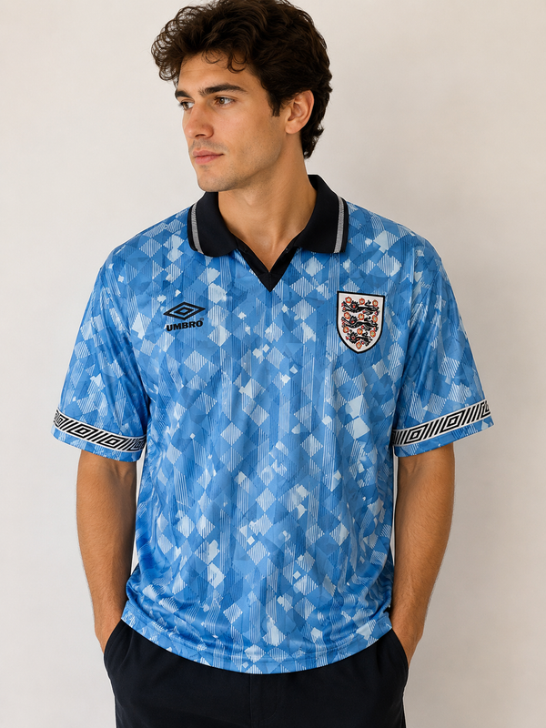 Umbro England Blue Football Shirt