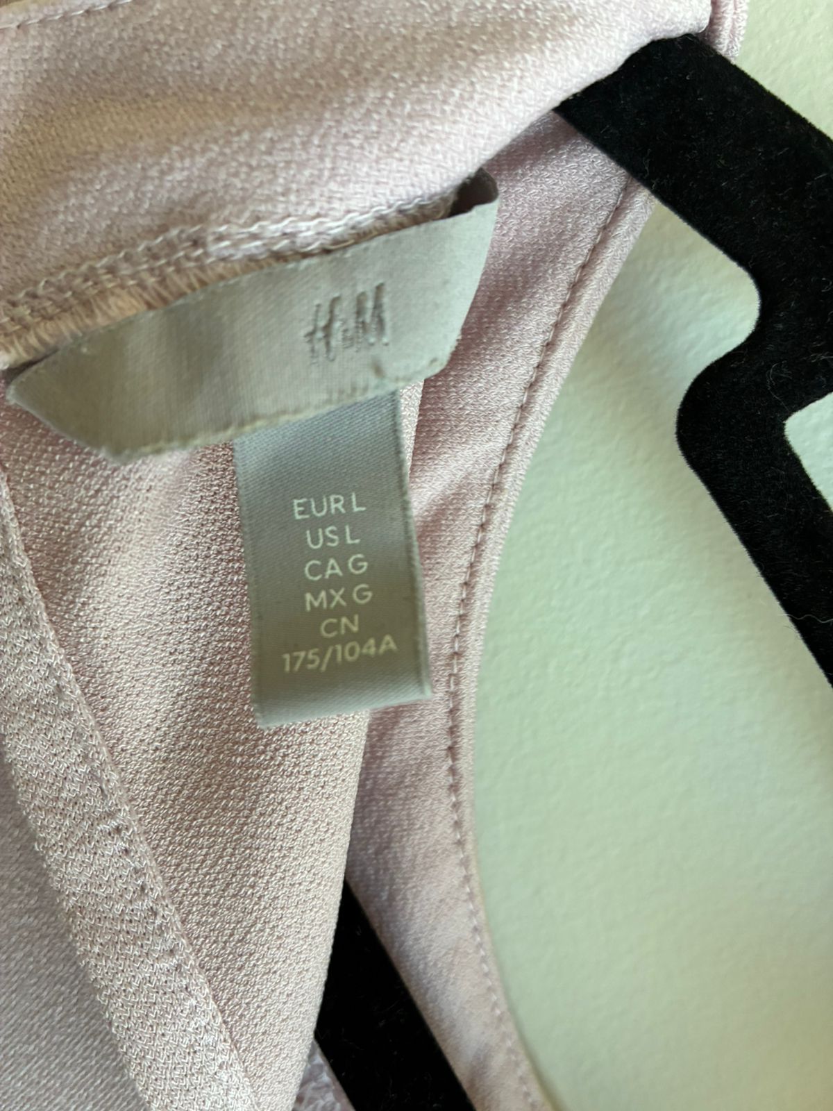 H&M Blush Pink Cap Sleeve Top with Cut-Out Back