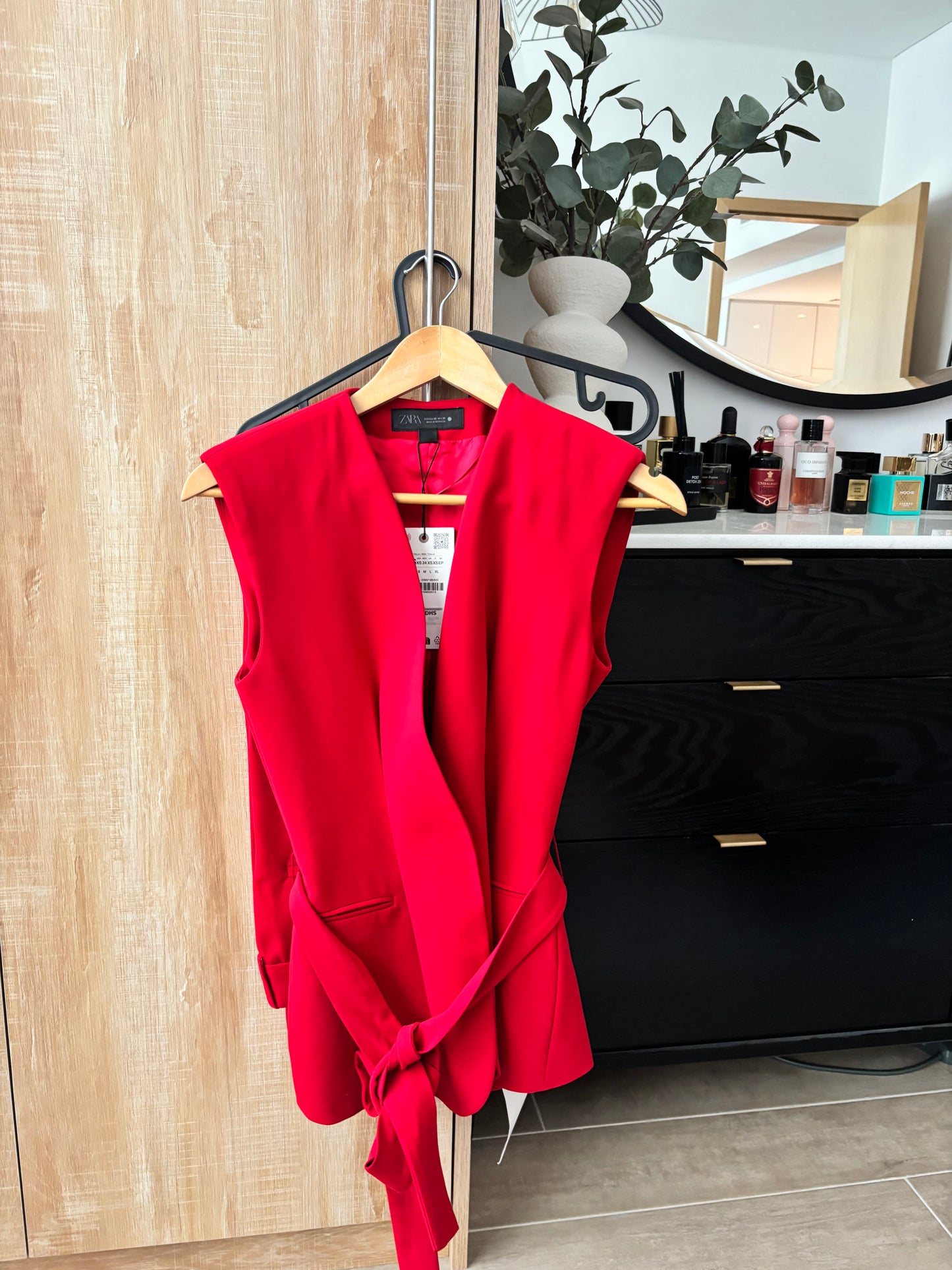 NEW with tags - Zara Red Sleeveless Suit
