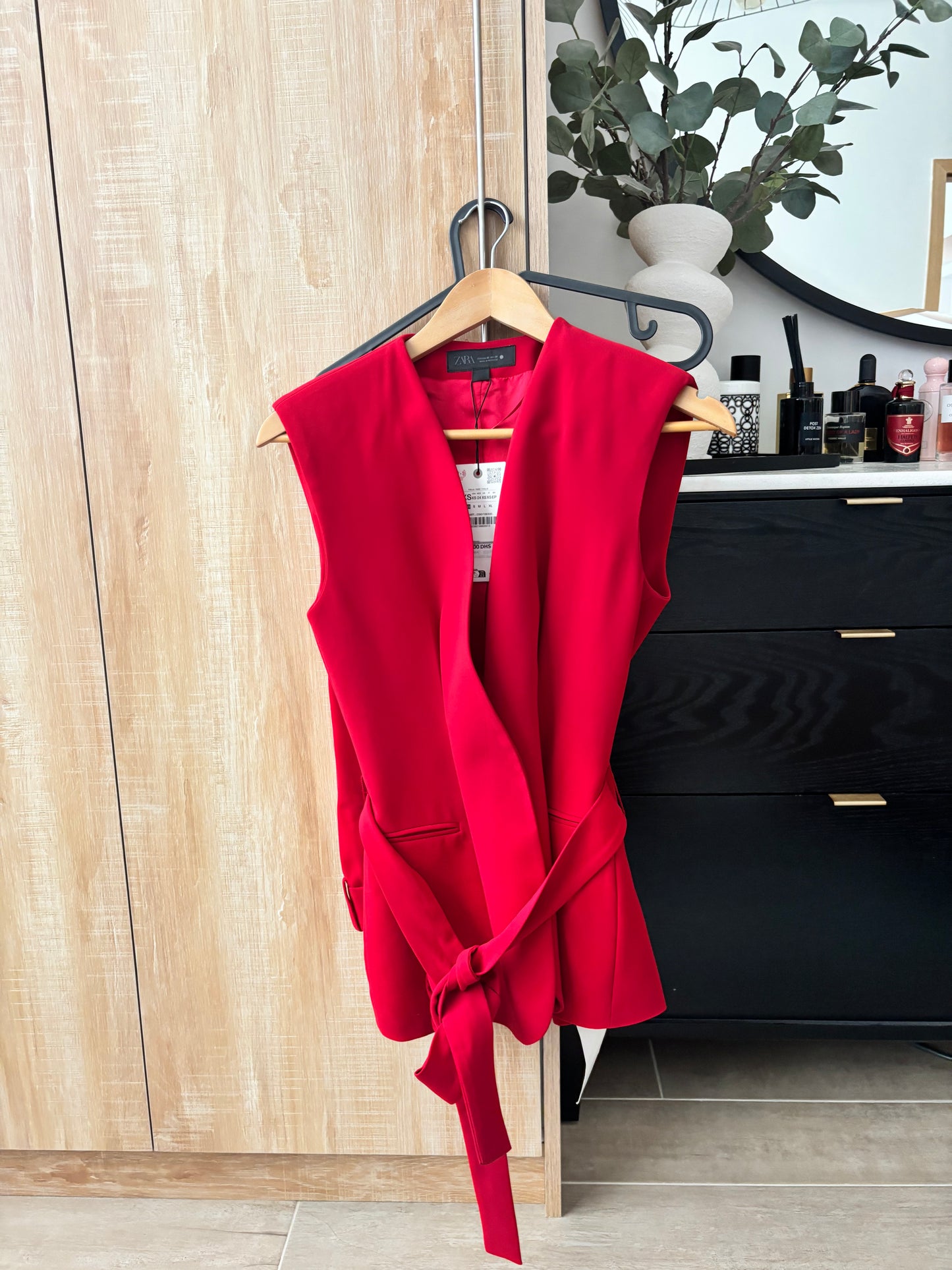 NEW with tags - Zara Red Sleeveless Suit