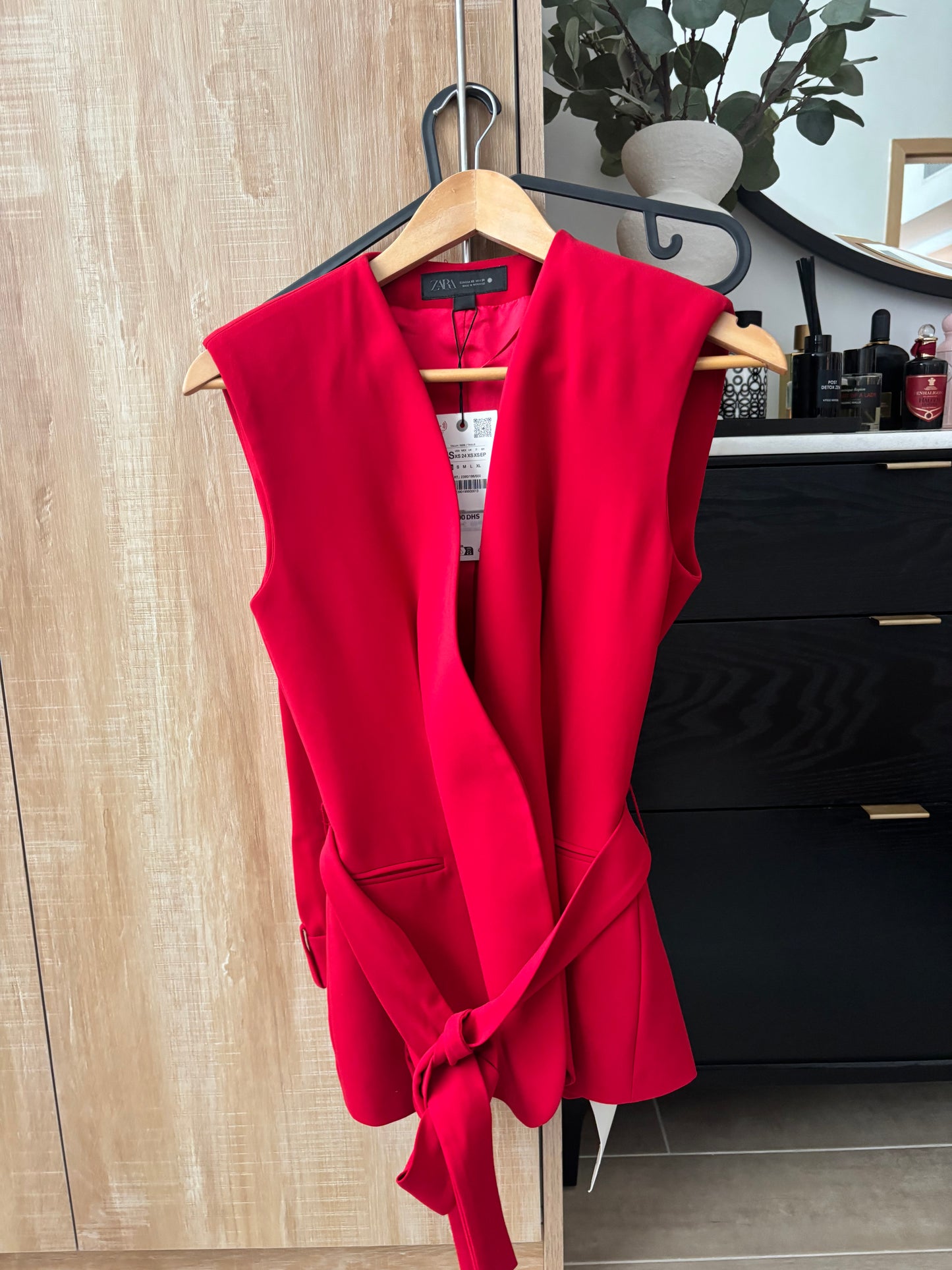 NEW with tags - Zara Red Sleeveless Suit
