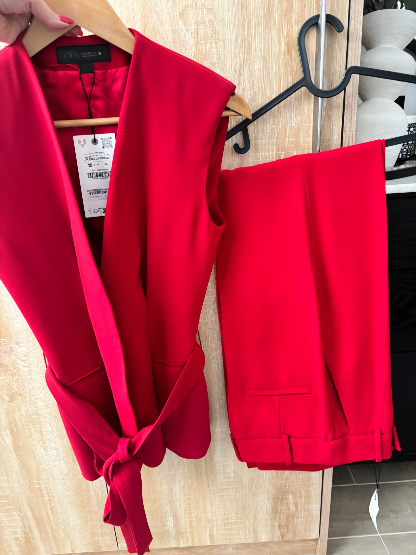 NEW with tags - Zara Red Sleeveless Suit
