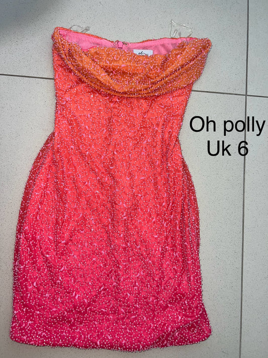 Oh polly sequin mini dress
