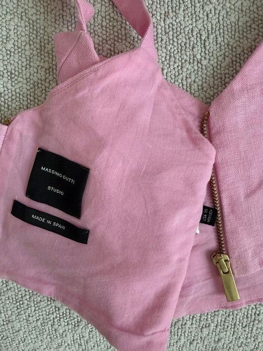 Linen Crop Top