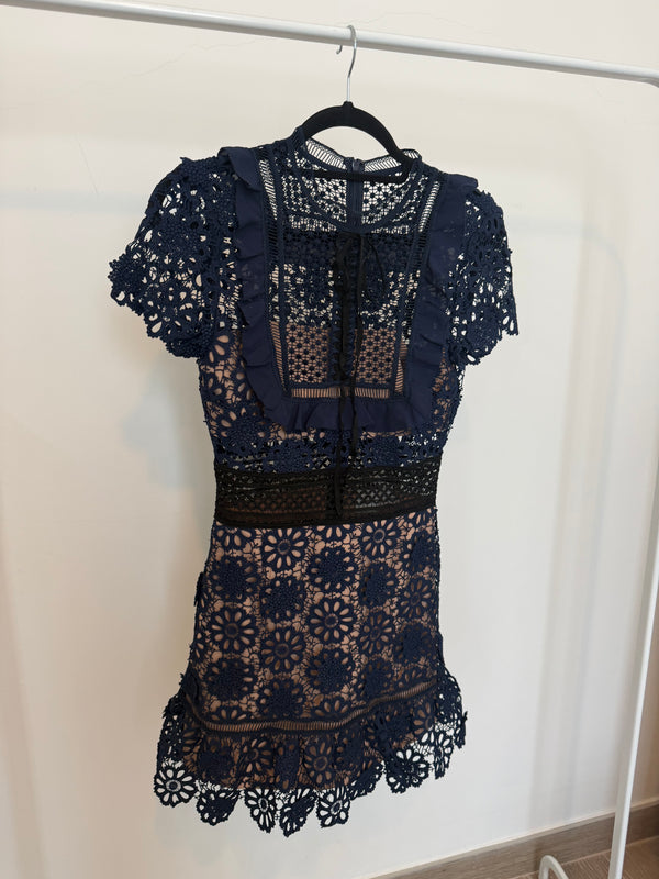 Self-Portrate Lace Dress