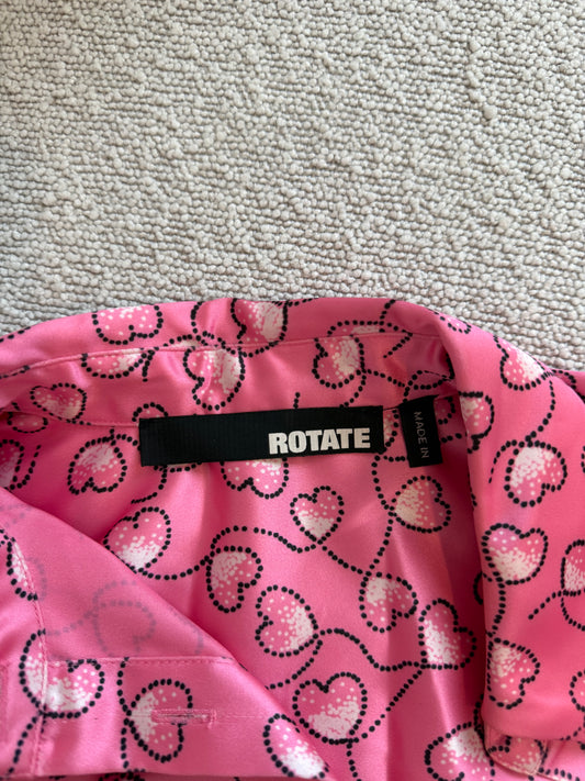 Croped Satin SHirt