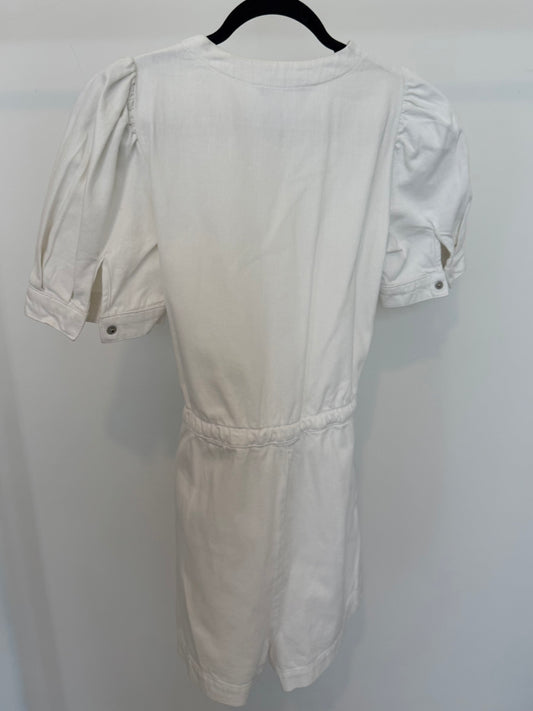 White Denim Playsuit