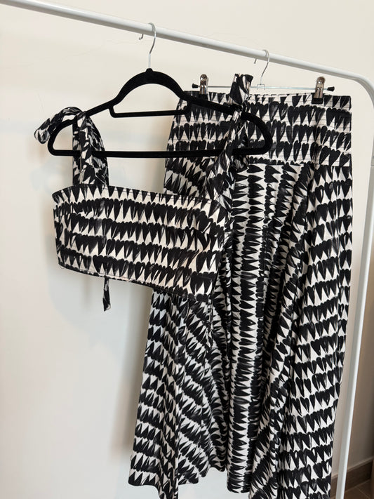 Co-Ord Maxi Skirt & Crop Top
