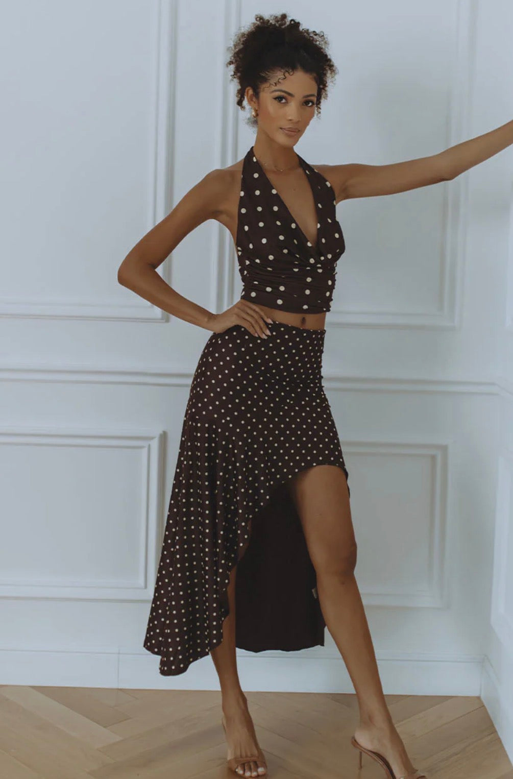 Chic Le Frique Melody Brown Polka Set
