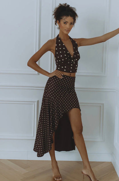 Chic Le Frique Melody Brown Polka Set