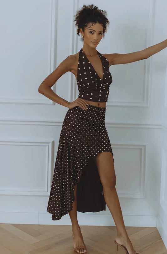 Chic Le Frique Melody Brown Polka Set