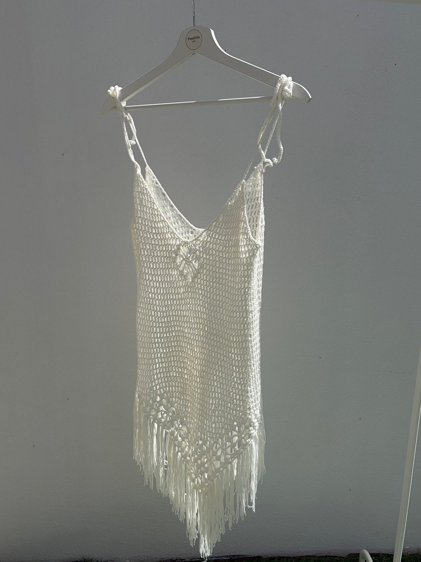 boho- style crochet beach dress