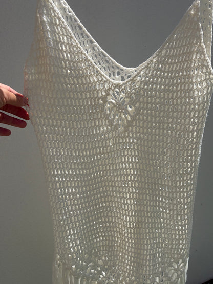 boho- style crochet beach dress