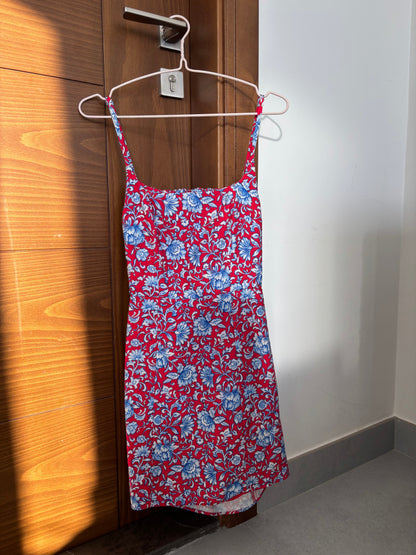 Floral mini dress