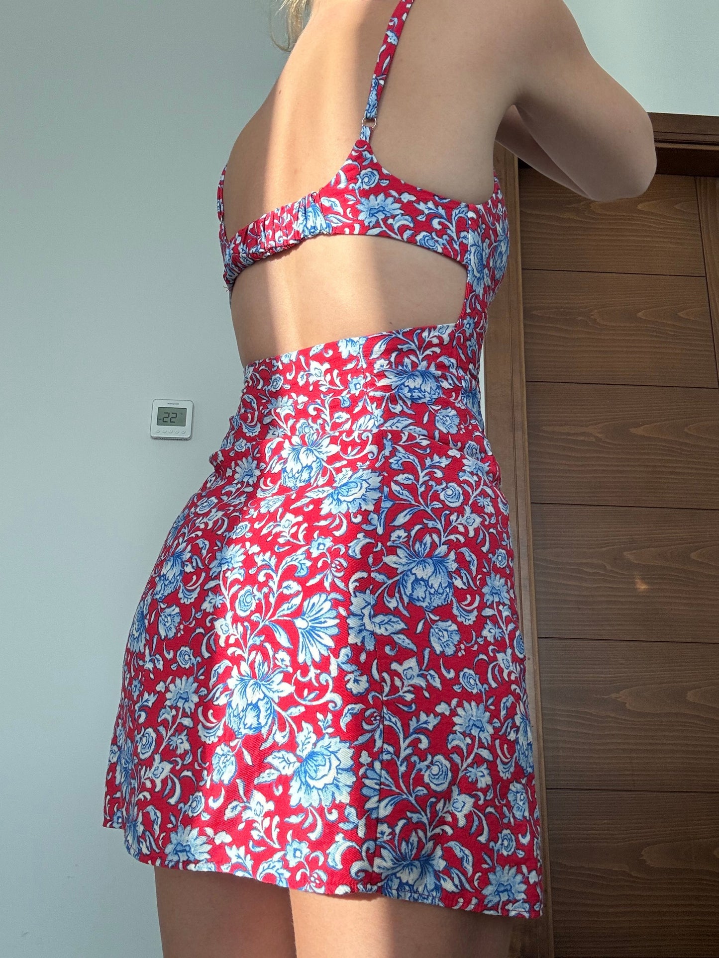 Floral mini dress