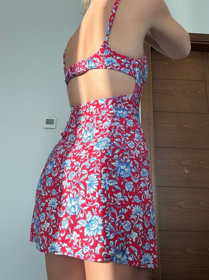 Floral mini dress