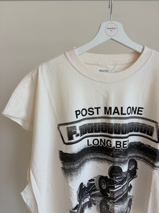 Post malone hollister vintage top