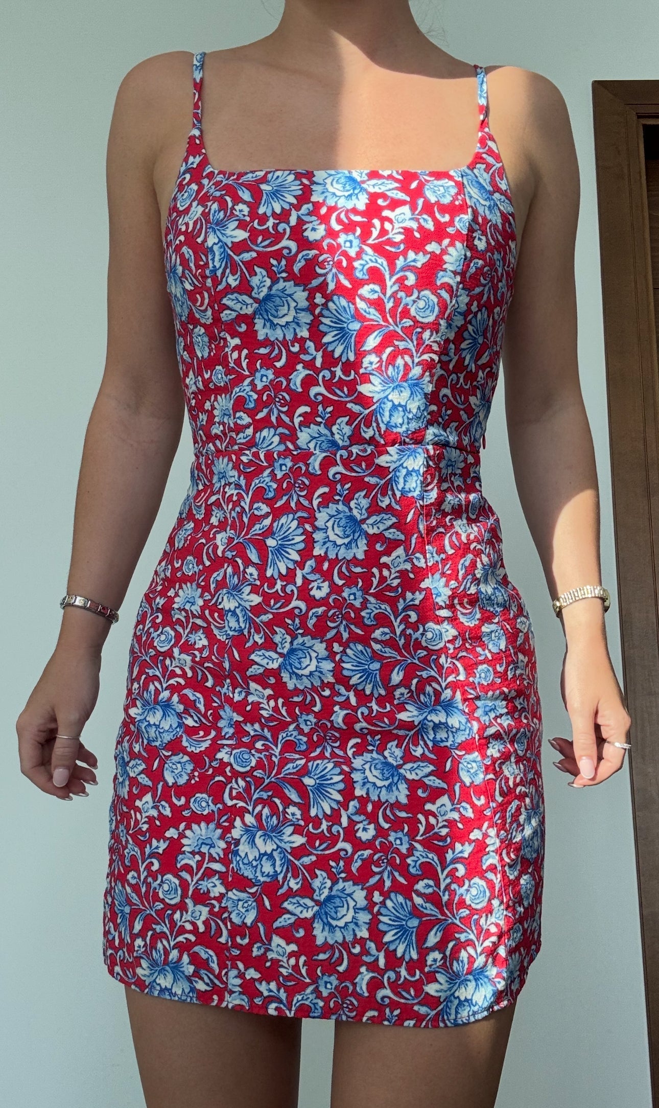 Floral mini dress