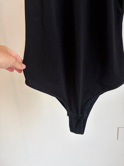 Black Lace Detail Bodysuit