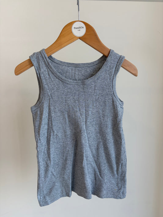 Grey Cotton Tank Top (Kids)