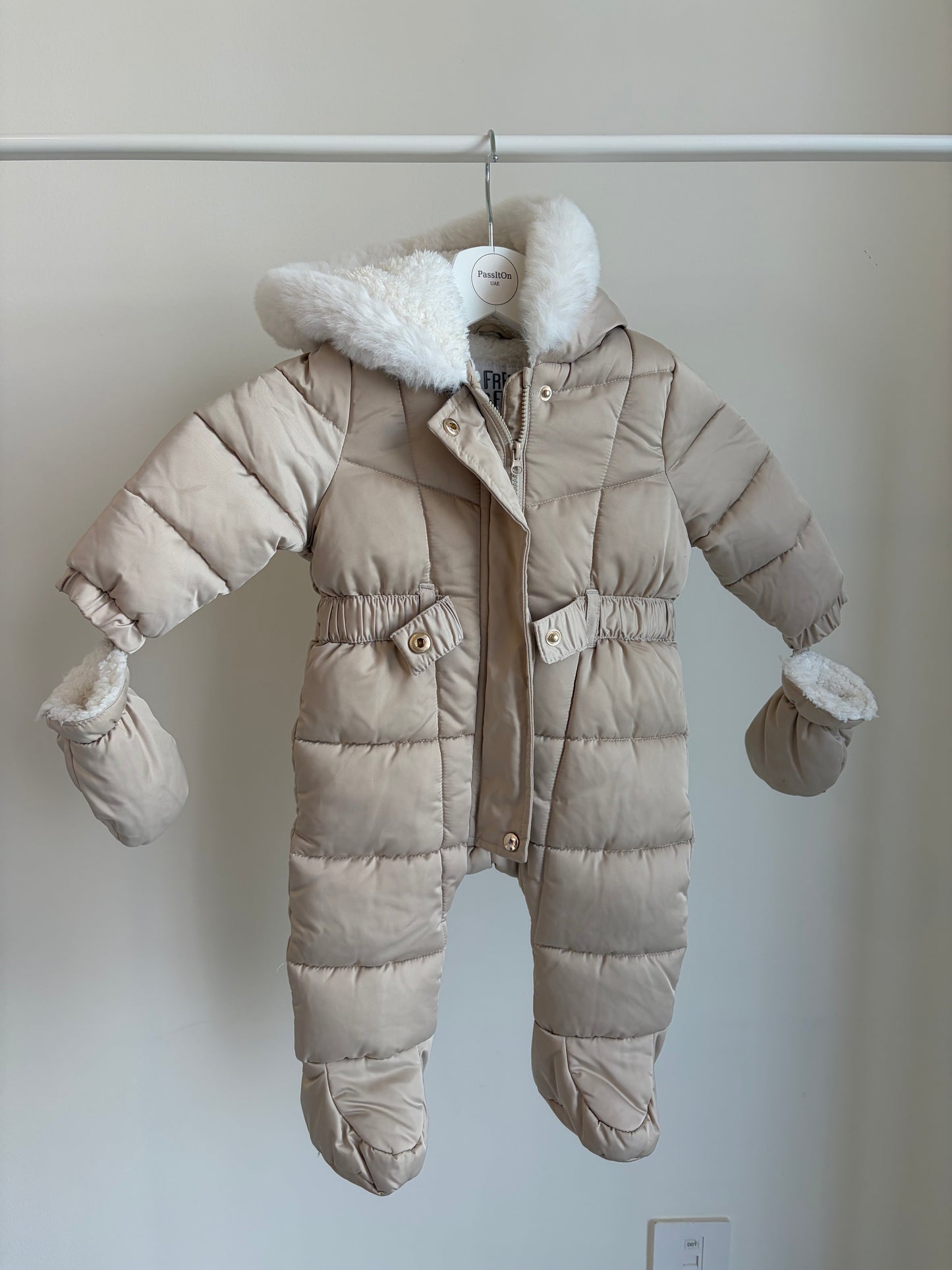 Baby Padded suit with Hood & Mittens