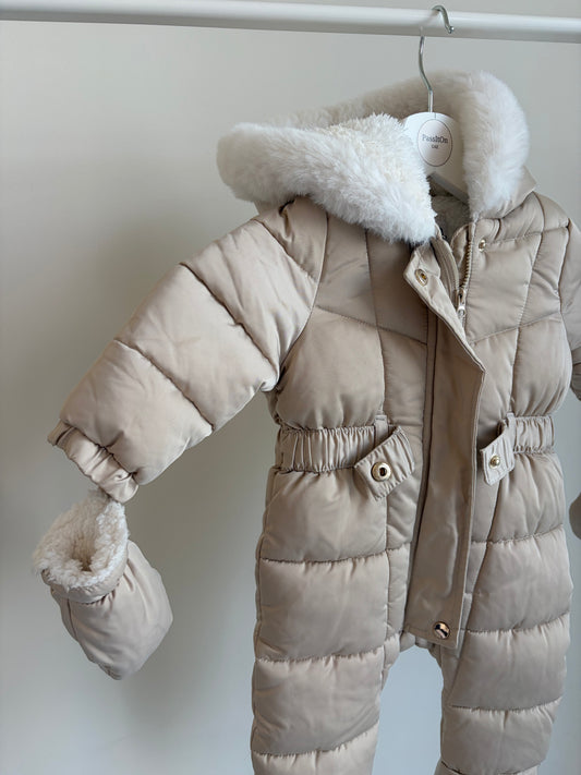 Baby Padded suit with Hood & Mittens