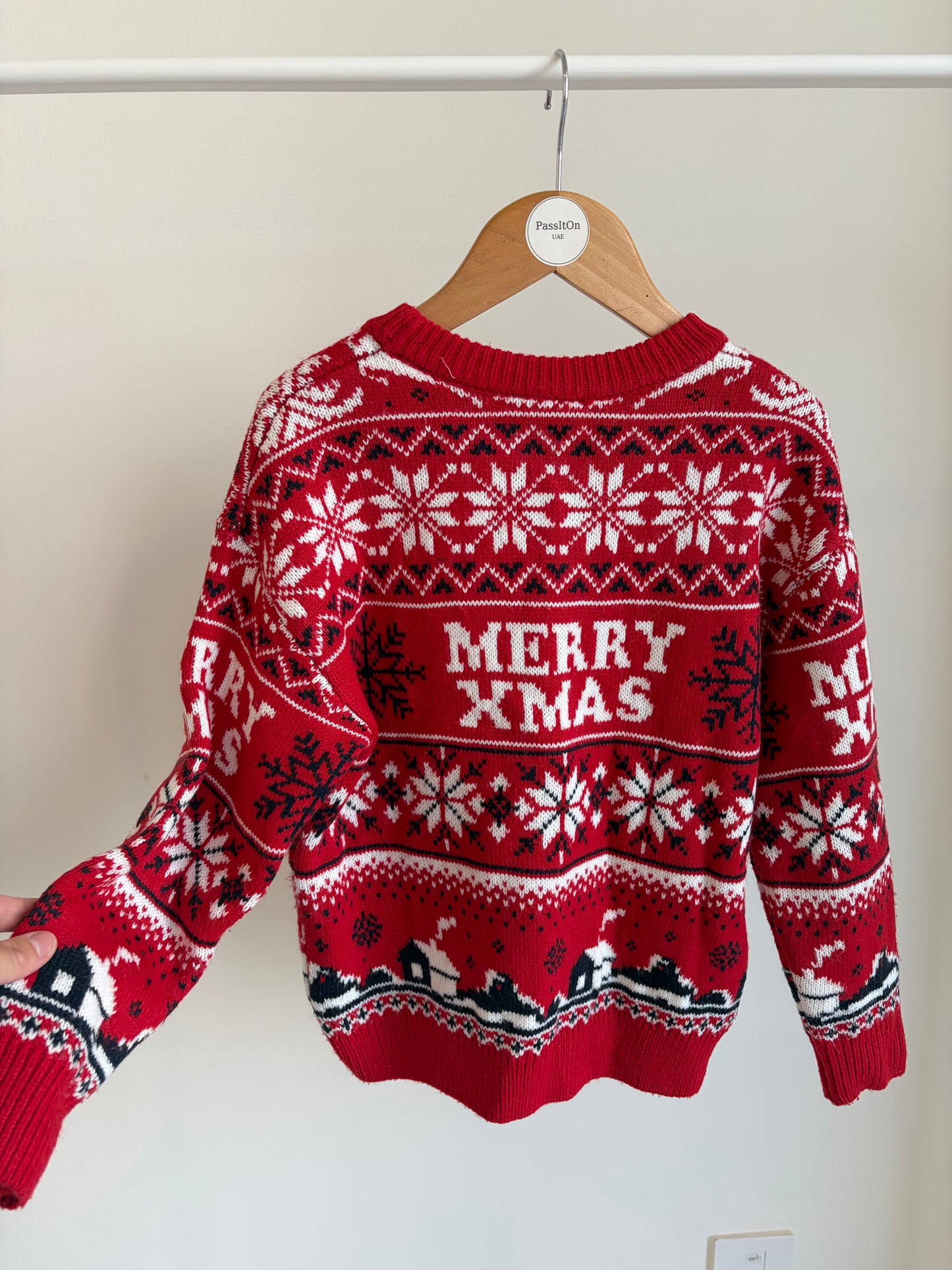 Christmas Knit Sweater – “Merry Xmas”