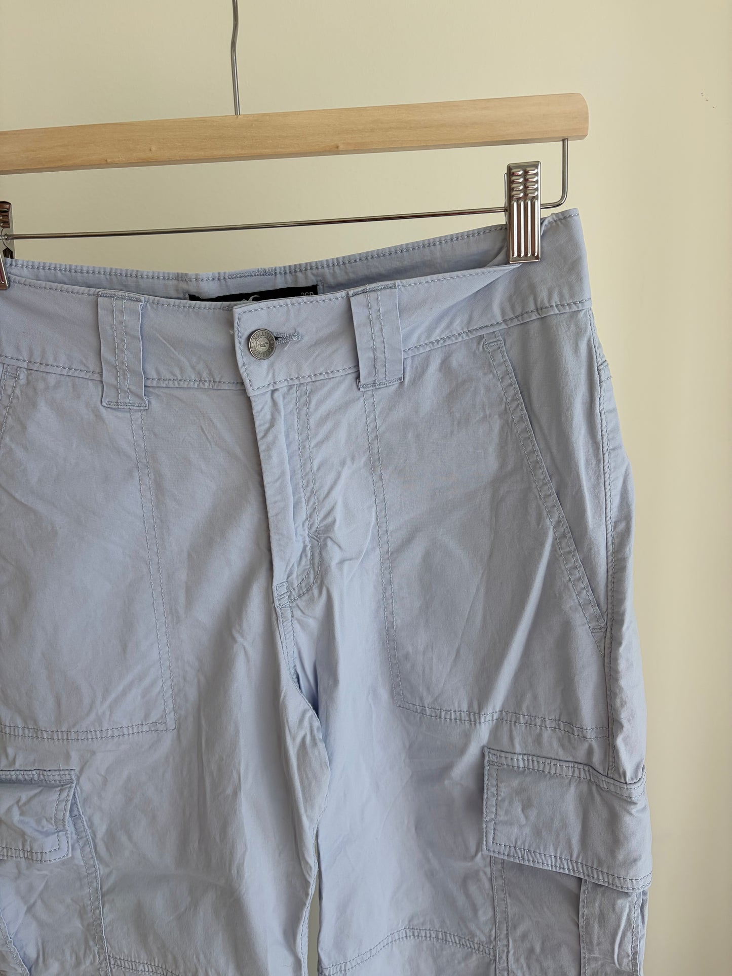 Light Blue Cargo Pants – Utility Style