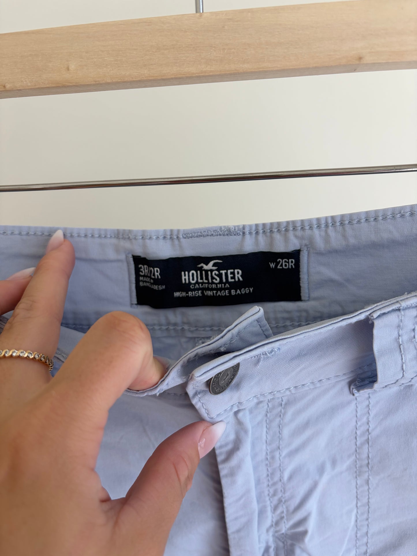 Light Blue Cargo Pants – Utility Style