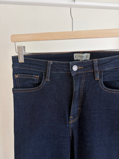 Dark Blue Skinny Jeans – Mango