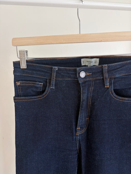 Dark Blue Skinny Jeans – Mango