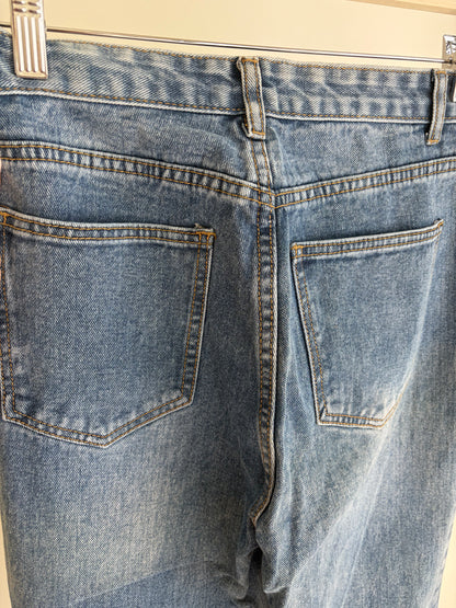 Blue Denim Jeans – Straight Fit